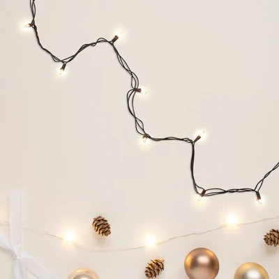 Northlight Mini Incandescent Christmas Lights - Clear - 10' Brown Wire - 50ct 3 Northlight Mini Incandescent Christmas Lights - Clear - 10' Brown Wire - 50ct