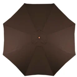Northlight 8.5ft Outdoor Patio Market Umbrella With Wooden Pole, Brown 6 Northlight 8.5ft Outdoor Patio Market Umbrella With Wooden Pole, Brown -Northlight GUEST 00777350 ade6 4818 95be 0bee7dadba20