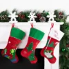 Northlight 20" Red Velveteen Golf Themed Christmas Stocking With White Embroidered Cuff -Northlight GUEST 04d63dc5 f1cd 43aa 9941 48e4603505a2