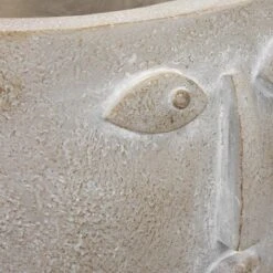 Northlight Small Face Ceramic Outdoor Garden Planter - 8.5" 14 Northlight Small Face Ceramic Outdoor Garden Planter - 8.5" -Northlight GUEST 09464e43 a2fd 4dab 859a a6c57d944199