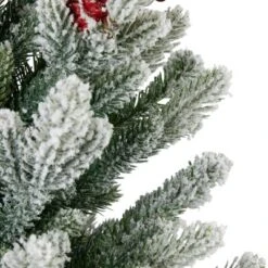 Northlight Real Touch™️ Potted Flocked Mini Fir Pine Artificial Christmas Tree - 25" - Unlit 13 Northlight Real Touch™️ Potted Flocked Mini Fir Pine Artificial Christmas Tree - 25" - Unlit -Northlight GUEST 0a583882 f75d 4e8a b36b 61d6eb8544b3