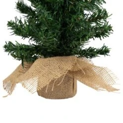 Northlight 1.5 FT Unlit Artificial Christmas Tree Mixed Green Pine In Burlap Base -Northlight GUEST 0b0d3130 5489 4381 987f 458b8eae15ac