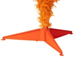 Northlight Pre-Lit Medium Artificial Pine Christmas Tree - 3' - Orange - Clear Lights -Northlight GUEST 0ba627b8 7257 461d a5a4 1033659b02ca