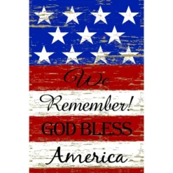Northlight We Remember! Patriotic American Outdoor House Flag 40" X 28" -Northlight GUEST 0e8cc93f aa56 439c bbad 7d9e911dc845 1