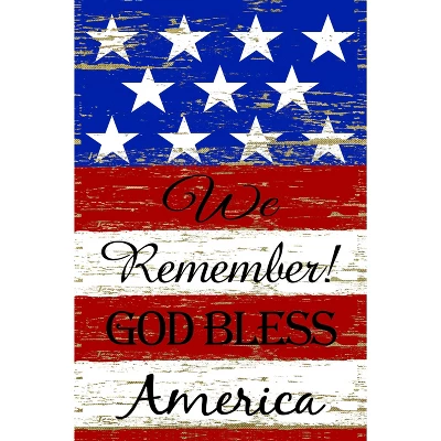 Northlight We Remember! Patriotic Americana Outdoor Garden Flag 12.5" X 18" 6 Northlight We Remember! Patriotic Americana Outdoor Garden Flag 12.5" X 18" - Image 4
