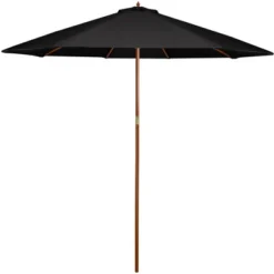 Northlight 8.5ft Outdoor Patio Market Umbrella With Wooden Pole, Black 9 Northlight 8.5ft Outdoor Patio Market Umbrella With Wooden Pole, Black -Northlight GUEST 0fb6d458 4e69 4bfd b780 c0b2ae9ef917