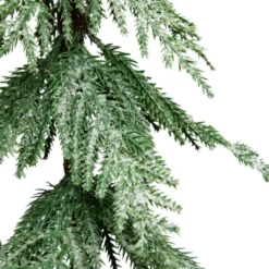 Northlight Mini Icy Pine Christmas Tree In Burlap Base - 24" - Unlit -Northlight GUEST 0ff4019f ef76 4507 a965 5b4a7e935027