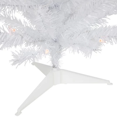 Northlight Pre-Lit Slim Woodbury White Pine Artificial Christmas Tree - 3' - Clear Lights 7 Northlight Pre-Lit Slim Woodbury White Pine Artificial Christmas Tree - 3' - Clear Lights - Image 5
