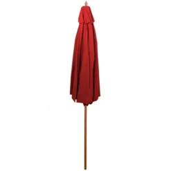 Northlight 8.5ft Outdoor Patio Market Umbrella With Wooden Pole, Red 8 Northlight 8.5ft Outdoor Patio Market Umbrella With Wooden Pole, Red -Northlight GUEST 17f299f3 9178 48f0 b878 31c6649e278c
