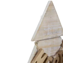 Northlight Wooden Tree "Merry And Bright" Christmas Decoration - 23" - Gold And Red -Northlight GUEST 1855b50b a645 4e8e 9c0e 43e0e7647e6d