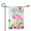 Northlight Tropical Flamingo Spring Outdoor Garden Flag 18" X 12.5" -Northlight GUEST 18abaa3a d0db 43ae 908c d388f1559b6b