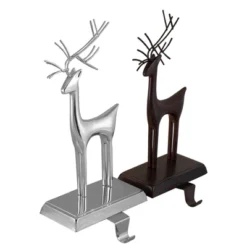 Northlight Set Of 2 Oil Rubbed Bronze And Silver Reindeer Christmas Stocking Holders 11 Northlight Set Of 2 Oil Rubbed Bronze And Silver Reindeer Christmas Stocking Holders -Northlight GUEST 1a4a4ceb a0d8 4fab 838e d1f0024c3e64