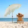 Northlight Outdoor Macrame Boho Beach Market Umbrella With Tilt - 6.5' - Cream 2 Northlight Outdoor Macrame Boho Beach Market Umbrella With Tilt - 6.5' - Cream -Northlight GUEST 1d06df43 9a41 4516 a2f4 621ea895079b