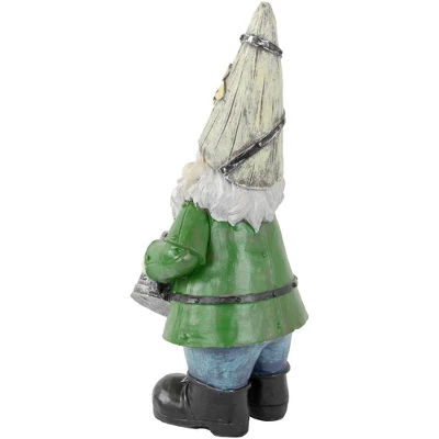 Northlight 15.5" Gnome With Watering Can Outdoor Garden Statue 6 Northlight 15.5" Gnome With Watering Can Outdoor Garden Statue - Image 4