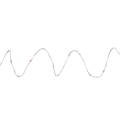 Northlight 20-Count Pink LED Micro Fairy Christmas Lights - 6ft, Copper Wire 5 Northlight 20-Count Pink LED Micro Fairy Christmas Lights - 6ft, Copper Wire - Image 3