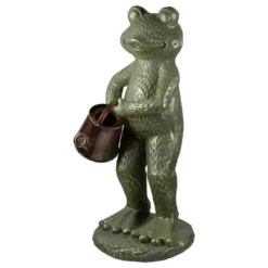 Northlight 17" Gold Verdigris Frog With Watering Can Outdoor Garden Statue 9 Northlight 17" Gold Verdigris Frog With Watering Can Outdoor Garden Statue -Northlight GUEST 202134d8 2896 4003 91b3 0ff60da3b711