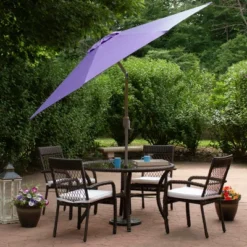 Northlight 9ft Outdoor Patio Market Umbrella With Hand Crank And Tilt - Purple 10 Northlight 9ft Outdoor Patio Market Umbrella With Hand Crank And Tilt - Purple -Northlight GUEST 223dfb4c 0ce4 40f2 8e83 594ca2009f6e