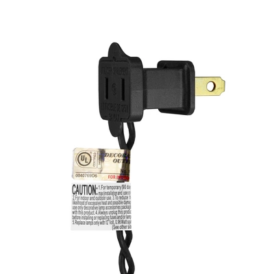 Northlight 25 Count Warm White LED C9 Christmas Lights, 16 Ft Black Wire 4 Northlight 25 Count Warm White LED C9 Christmas Lights, 16 Ft Black Wire - Image 2