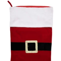 Northlight Velveteen Santa Claus Belt Buckle Commercial Christmas Stocking - 48" - Red And White 10 Northlight Velveteen Santa Claus Belt Buckle Commercial Christmas Stocking - 48" - Red And White -Northlight GUEST 22f2cc03 73bd 4da8 be7f 76b78ec53184