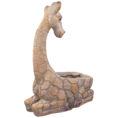 Northlight Giraffe Outdoor Ceramic Garden Planter - 17" 5 Northlight Giraffe Outdoor Ceramic Garden Planter - 17" - Image 3
