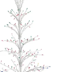 Northlight 6' Prelit Artificial Christmas Tree White Lighted Cascade Twig Outdoor Decoration - Multi-Color Lights -Northlight GUEST 2caa5601 3605 431f b362 9e00f3c1ace3