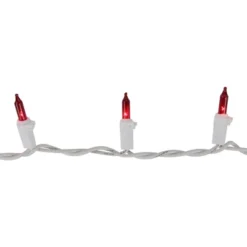 Northlight Mini Incandescent Christmas Lights - Red - 10' White Wire - 50ct -Northlight GUEST 2da5a59d a595 4930 b028 79bf8bfd2ddc