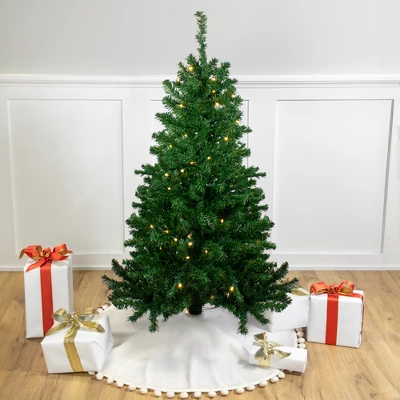 Northlight Pre-Lit Medium Mixed Classic Pine Artificial Christmas Tree - 4' - Warm Clear LED Lights 3 Northlight Pre-Lit Medium Mixed Classic Pine Artificial Christmas Tree - 4' - Warm Clear LED Lights