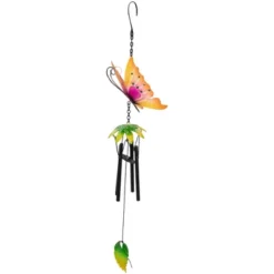 Northlight 19" Orange Metal Butterfly Outdoor Garden Windchime 8 Northlight 19" Orange Metal Butterfly Outdoor Garden Windchime -Northlight GUEST 30894b1e 51e6 4221 a8d6 31acda6e2111