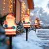 Northlight Lighted Santa Claus Christmas Pathway Markers - 16" - Set Of 4 -Northlight GUEST 30daca20 ee71 4a37 9943 e3b0c57a2895