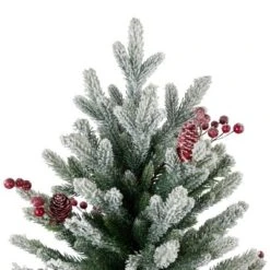 Northlight Real Touch™️ Potted Flocked Mini Fir Pine Artificial Christmas Tree - 25" - Unlit 11 Northlight Real Touch™️ Potted Flocked Mini Fir Pine Artificial Christmas Tree - 25" - Unlit -Northlight GUEST 30f4ab25 f33a 451a 9595 2eefd6dedfc5