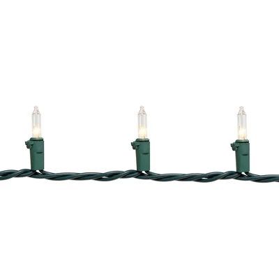Northlight 10-Count Clear Mini Christmas Light Set - 3' Green Wire 5 Northlight 10-Count Clear Mini Christmas Light Set - 3' Green Wire - Image 3
