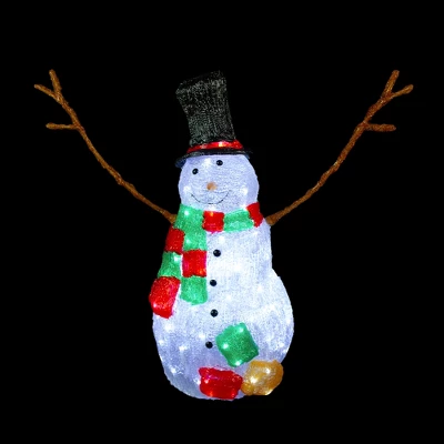 Northlight Lighted Commercial Grade Acrylic Snowman Outdoor Christmas Decoration - 23" 7 Northlight Lighted Commercial Grade Acrylic Snowman Outdoor Christmas Decoration - 23" - Image 5