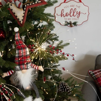 Northlight 20" LED Lighted Firework Silver Branch Christmas Decoration - Warm White Lights 3 Northlight 20" LED Lighted Firework Silver Branch Christmas Decoration - Warm White Lights