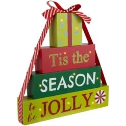 Northlight Lighted "Tis The Season To Be Jolly" Christmas Decoration - 11.75" -Northlight GUEST 33021615 817e 4437 93f1 b0f5de4bd14a