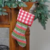 Northlight 19" Red And Green Rustic Lodge Christmas Stocking -Northlight GUEST 33caa02d 43de 4b08 859d a5099306a209