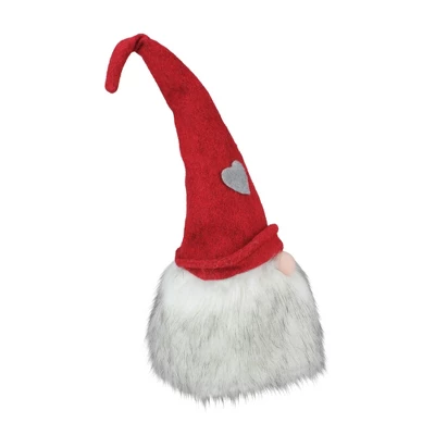Northlight Gnome With Bendable Felt Hat With Heart Accent Christmas Decoration - 21" 4 Northlight Gnome With Bendable Felt Hat With Heart Accent Christmas Decoration - 21" - Image 2