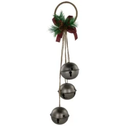 Northlight Jingle Bells With Plaid Bow Christmas Decoration - 20" - Silver 11 Northlight Jingle Bells With Plaid Bow Christmas Decoration - 20" - Silver -Northlight GUEST 364a22ff 6de4 4fda 855a 4887b60aaf4c