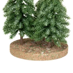 Northlight Icy Downswept Pine Trio Of Trees Christmas Decoration - 8" - Unlit -Northlight GUEST 3756d172 efd4 42ef b173 a115b9260d50