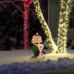 Northlight LED Lighted Peanuts Charlie Brown And Snoopy Caroling Outdoor Christmas Decoration - 32" -Northlight GUEST 38cf1285 d3cc 4866 b665 fc16c20b5973