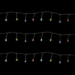 Northlight LED Fairy Water Droplet Christmas String Lights - MultiColor - 6' Silver Wire - 40ct 7 Northlight LED Fairy Water Droplet Christmas String Lights - MultiColor - 6' Silver Wire - 40ct -Northlight GUEST 38faeafd c0e8 4240 8748 4ec6600d8076