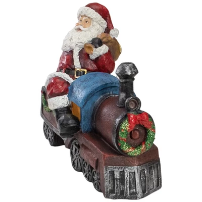 Northlight Santa On A Train Christmas Decoration - 14" 3 Northlight Santa On A Train Christmas Decoration - 14"