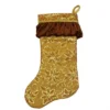 Northlight 19" Gold Sequined Floral Venetian Style Ruffle Cuff Christmas Stocking 2 Northlight 19" Gold Sequined Floral Venetian Style Ruffle Cuff Christmas Stocking -Northlight GUEST 3bd87e52 4f58 4325 8d3c f8e2cb6dce4a