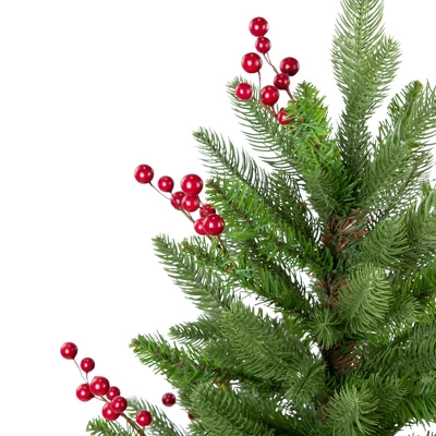 Northlight Real Touch™️ Potted Sarasota Pine Artificial Mini Christmas Tree - 24" - Unlit 6 Northlight Real Touch™️ Potted Sarasota Pine Artificial Mini Christmas Tree - 24" - Unlit - Image 4