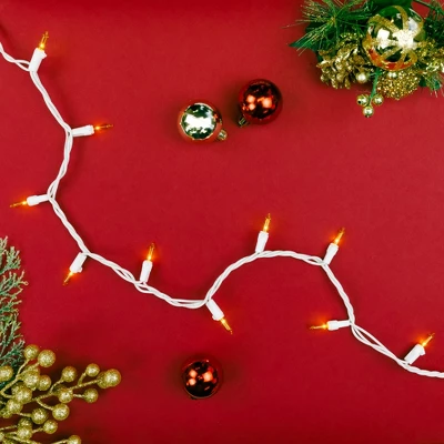 Northlight Mini Christmas Lights - Yellow - 20.25' White Wire - 100ct 4 Northlight Mini Christmas Lights - Yellow - 20.25' White Wire - 100ct - Image 2