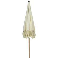 Northlight Outdoor Macrame Boho Beach Market Umbrella With Tilt - 6.5' - Cream 15 Northlight Outdoor Macrame Boho Beach Market Umbrella With Tilt - 6.5' - Cream -Northlight GUEST 422b0493 8489 40ac 8d0e 116005edacf5