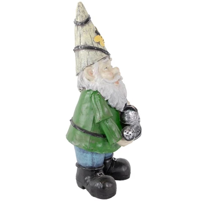 Northlight 15.5" Gnome With Watering Can Outdoor Garden Statue 5 Northlight 15.5" Gnome With Watering Can Outdoor Garden Statue - Image 3