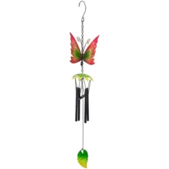 Northlight 19" Red Metal Butterfly Outdoor Garden Windchime 9 Northlight 19" Red Metal Butterfly Outdoor Garden Windchime -Northlight GUEST 4364588d b526 412b 8164 a9688f4a175e
