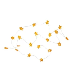 Northlight 20-Count LED Mini Gingerbread Men Christmas Fairy Lights, 6.5 Ft Silver Wire 8 Northlight 20-Count LED Mini Gingerbread Men Christmas Fairy Lights, 6.5 Ft Silver Wire -Northlight GUEST 456de611 35c7 49d5 aad6 bc2103930227