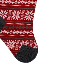 Northlight 23" Red, Gray And White Knit Christmas Stocking With High Pile Fleece Cuff 7 Northlight 23" Red, Gray And White Knit Christmas Stocking With High Pile Fleece Cuff -Northlight GUEST 463b8467 cf17 483a b950 042c598f61ca