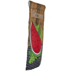 Northlight Welcome Watermelon Slice Spring Outdoor Garden Flag 12.5" X 18" 7 Northlight Welcome Watermelon Slice Spring Outdoor Garden Flag 12.5" X 18" -Northlight GUEST 4ad76bc3 0a63 4c6f 9c77 dd0eca61b32c